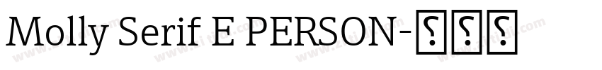 Molly Serif E PERSON字体转换 Molly Serif E PERSON字体转换